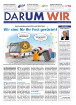 Fahrgastzeitschrift DARUM UVG Winter 2017