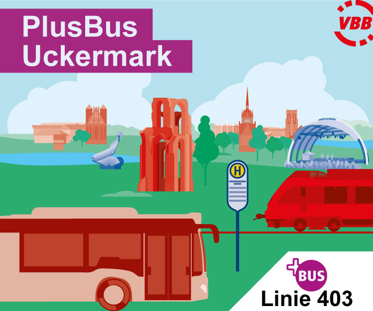 Grafik mit Bus an Haltstelle