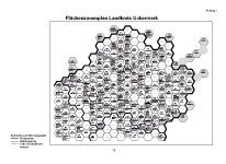 Der Flächenzonenplan ist in Waben aufgeteilt. Jede Wabe stellt eine Stadt dar.