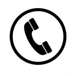 Eine grafische Darstellung Telefon.
