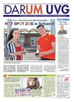 Fahrgastzeitschrift DARUM UVG Sommer 2017