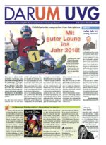 Fahrgastzeitschrift DARUM UVG Winter 2018