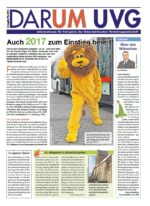 Fahrgastzeitschrift DARUM UVG Winter 2016
