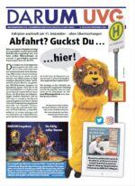 Fahrgastzeitschrift DARUM UVG Winter 2022