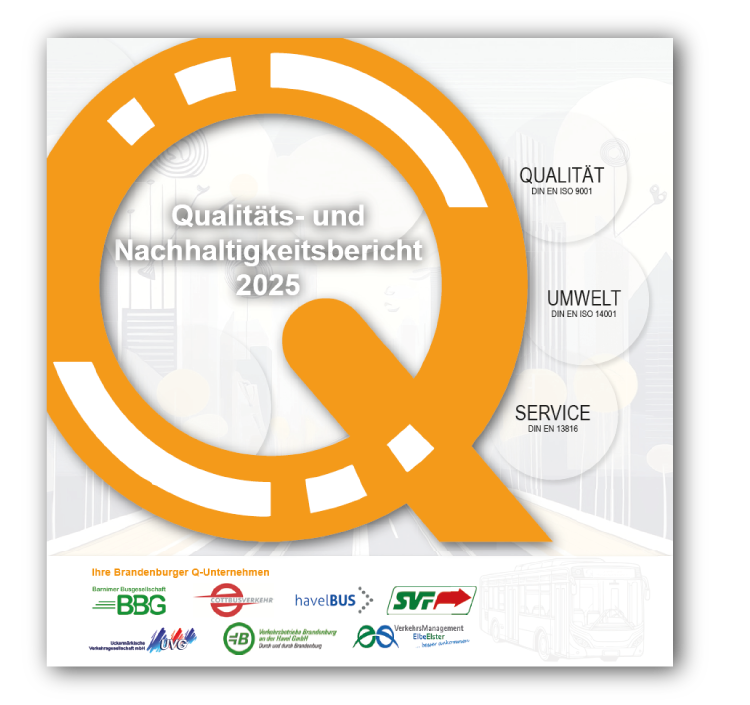 Deckblatt des Qualität- und Nachhaltigkeitsberichts 2025.